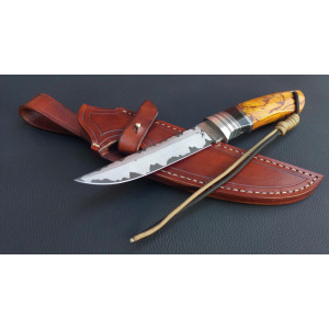СОНЯЧНИЙ ексклюзивний ніж ручної роботи майстра Fomenko Knifes, сталь К390, 64-65 HRC. Photo 2